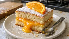 Eggless Orange Cream Cake with a Bright Citrus Filling (One-Bowl Batter)