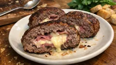 Air Fryer Polpettone: Juicy Italian Stuffed Meatloaf with Ham and Cheese