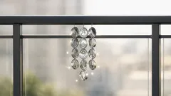 Why people hang can lids to keep pigeons off patios and balconies