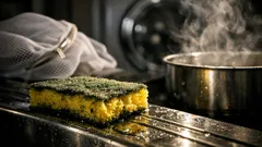 How to wash and sanitize a dish sponge in the washing machine at 140°F