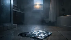 Why your bathroom floor drain smells and the aluminum foil fix that works fast