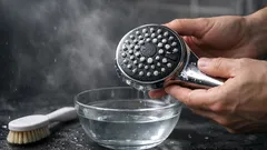 Why the vinegar bag trick fails and how to truly descale a clogged showerhead