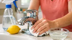 How to remove limescale fast with citric acid (toilet, faucets, and shower spots)